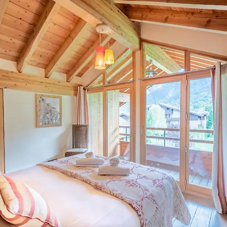 Chalet Contemporain Aux Houches, Pres Des Pistes, 6 Chambres, Wifi, Jardin, Grille-pain - Fr-1-343-179